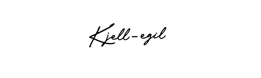 Use a signature maker to create a handwritten signature online. With this signature software, you can design (AmerikaSignatureDemo-Regular) your own signature for name Kjell-egil. Kjell-egil signature style 3 images and pictures png