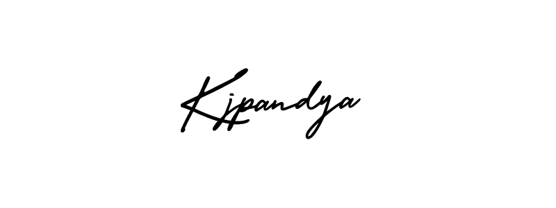 Also we have Kjpandya name is the best signature style. Create professional handwritten signature collection using AmerikaSignatureDemo-Regular autograph style. Kjpandya signature style 3 images and pictures png