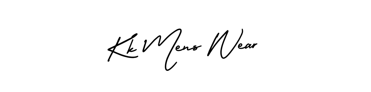 Make a beautiful signature design for name Kk Mens Wear. With this signature (AmerikaSignatureDemo-Regular) style, you can create a handwritten signature for free. Kk Mens Wear signature style 3 images and pictures png