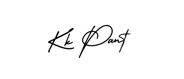 Use a signature maker to create a handwritten signature online. With this signature software, you can design (AmerikaSignatureDemo-Regular) your own signature for name Kk Pant. Kk Pant signature style 3 images and pictures png