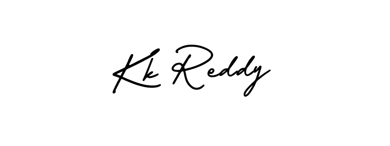 Create a beautiful signature design for name Kk Reddy. With this signature (AmerikaSignatureDemo-Regular) fonts, you can make a handwritten signature for free. Kk Reddy signature style 3 images and pictures png