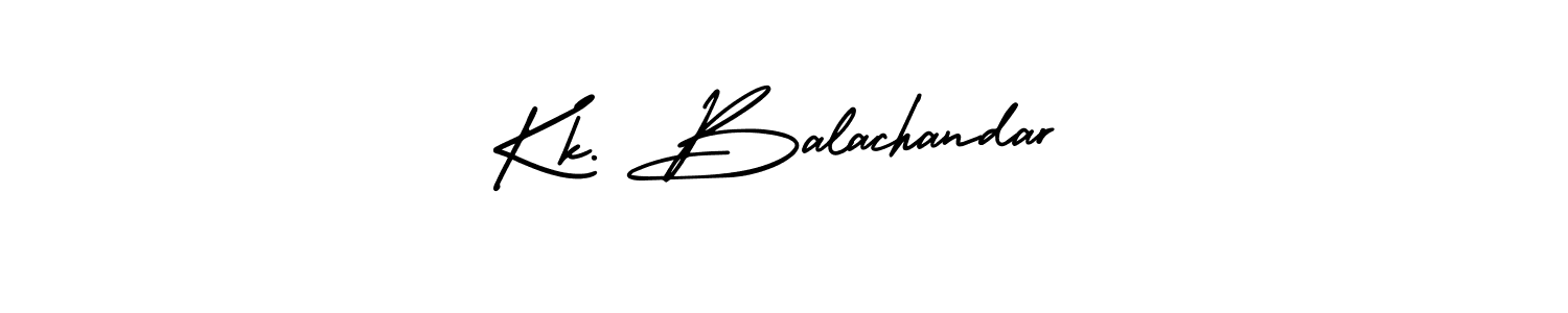 This is the best signature style for the Kk. Balachandar name. Also you like these signature font (AmerikaSignatureDemo-Regular). Mix name signature. Kk. Balachandar signature style 3 images and pictures png