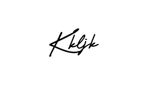 This is the best signature style for the Kkljk name. Also you like these signature font (AmerikaSignatureDemo-Regular). Mix name signature. Kkljk signature style 3 images and pictures png