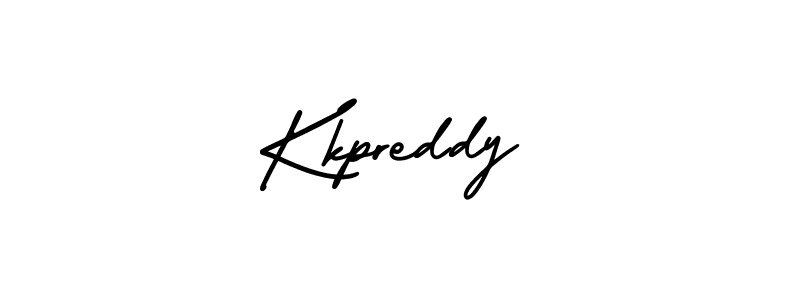 How to make Kkpreddy name signature. Use AmerikaSignatureDemo-Regular style for creating short signs online. This is the latest handwritten sign. Kkpreddy signature style 3 images and pictures png