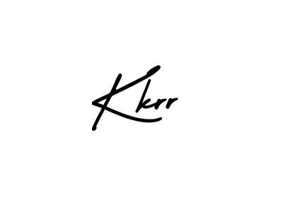 The best way (AmerikaSignatureDemo-Regular) to make a short signature is to pick only two or three words in your name. The name Kkrr include a total of six letters. For converting this name. Kkrr signature style 3 images and pictures png
