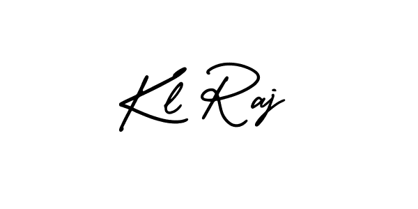 Design your own signature with our free online signature maker. With this signature software, you can create a handwritten (AmerikaSignatureDemo-Regular) signature for name Kl Raj. Kl Raj signature style 3 images and pictures png