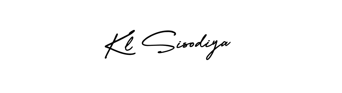 Kl Sisodiya stylish signature style. Best Handwritten Sign (AmerikaSignatureDemo-Regular) for my name. Handwritten Signature Collection Ideas for my name Kl Sisodiya. Kl Sisodiya signature style 3 images and pictures png