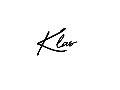 How to Draw Klas signature style? AmerikaSignatureDemo-Regular is a latest design signature styles for name Klas. Klas signature style 3 images and pictures png