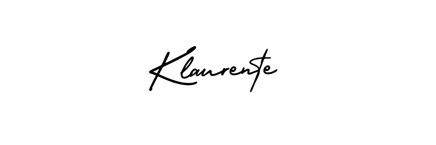 It looks lik you need a new signature style for name Klaurente. Design unique handwritten (AmerikaSignatureDemo-Regular) signature with our free signature maker in just a few clicks. Klaurente signature style 3 images and pictures png