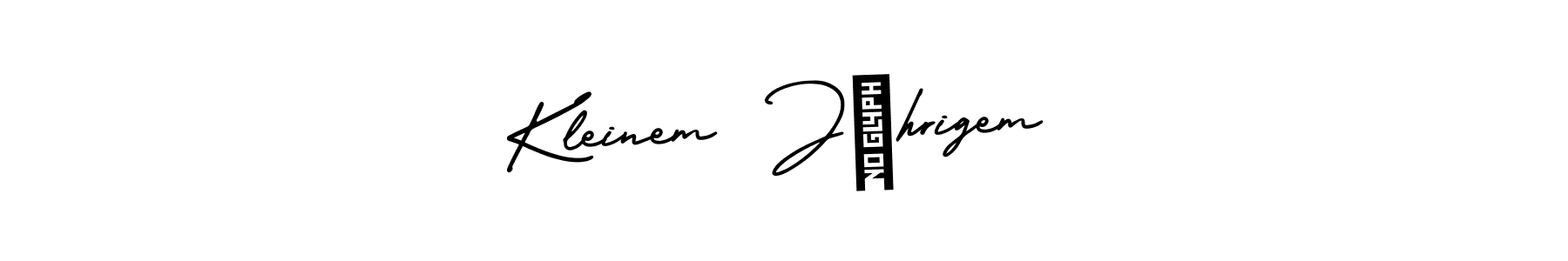 Once you've used our free online signature maker to create your best signature AmerikaSignatureDemo-Regular style, it's time to enjoy all of the benefits that Kleinem  Jährigem name signing documents. Kleinem  Jährigem signature style 3 images and pictures png