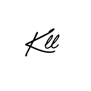 Kll stylish signature style. Best Handwritten Sign (AmerikaSignatureDemo-Regular) for my name. Handwritten Signature Collection Ideas for my name Kll. Kll signature style 3 images and pictures png