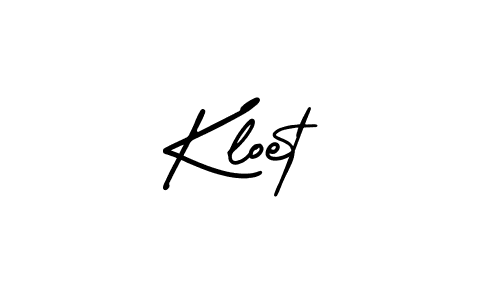 Design your own signature with our free online signature maker. With this signature software, you can create a handwritten (AmerikaSignatureDemo-Regular) signature for name Kloet. Kloet signature style 3 images and pictures png