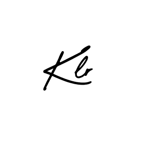 Create a beautiful signature design for name Klr. With this signature (AmerikaSignatureDemo-Regular) fonts, you can make a handwritten signature for free. Klr signature style 3 images and pictures png