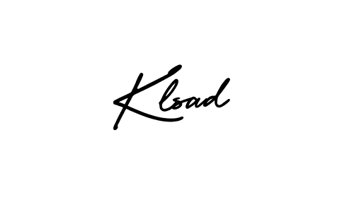 Create a beautiful signature design for name Klsad. With this signature (AmerikaSignatureDemo-Regular) fonts, you can make a handwritten signature for free. Klsad signature style 3 images and pictures png