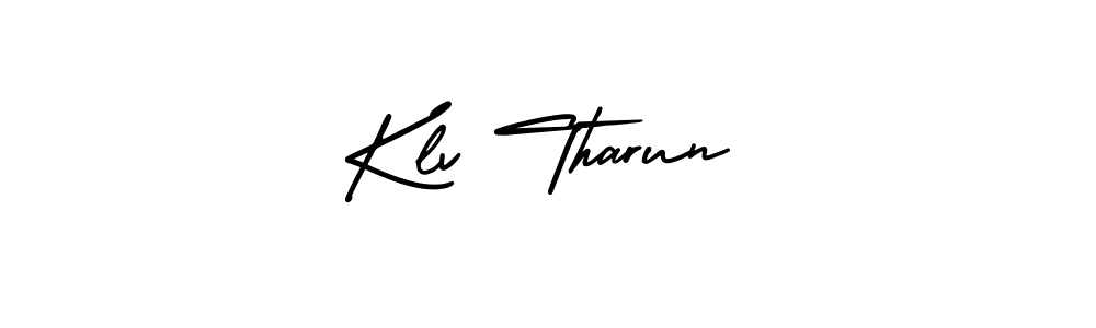 Make a beautiful signature design for name Klv Tharun. Use this online signature maker to create a handwritten signature for free. Klv Tharun signature style 3 images and pictures png