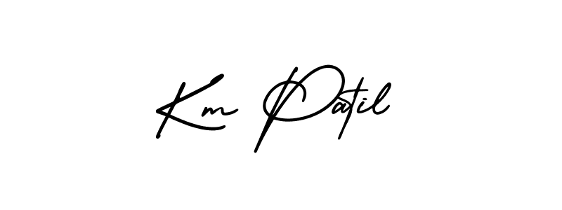 Best and Professional Signature Style for Km Patil. AmerikaSignatureDemo-Regular Best Signature Style Collection. Km Patil signature style 3 images and pictures png