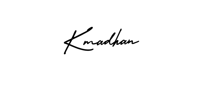 This is the best signature style for the Kmadhan name. Also you like these signature font (AmerikaSignatureDemo-Regular). Mix name signature. Kmadhan signature style 3 images and pictures png