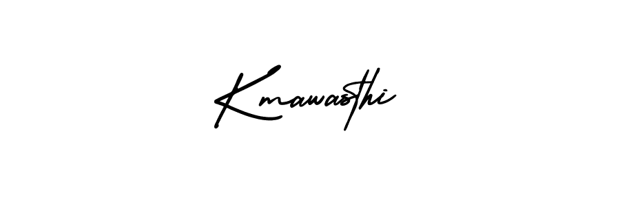 How to make Kmawasthi signature? AmerikaSignatureDemo-Regular is a professional autograph style. Create handwritten signature for Kmawasthi name. Kmawasthi signature style 3 images and pictures png
