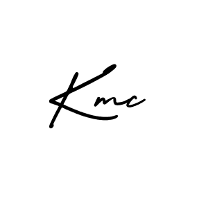 How to make Kmc signature? AmerikaSignatureDemo-Regular is a professional autograph style. Create handwritten signature for Kmc name. Kmc signature style 3 images and pictures png