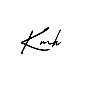 This is the best signature style for the Kmh name. Also you like these signature font (AmerikaSignatureDemo-Regular). Mix name signature. Kmh signature style 3 images and pictures png