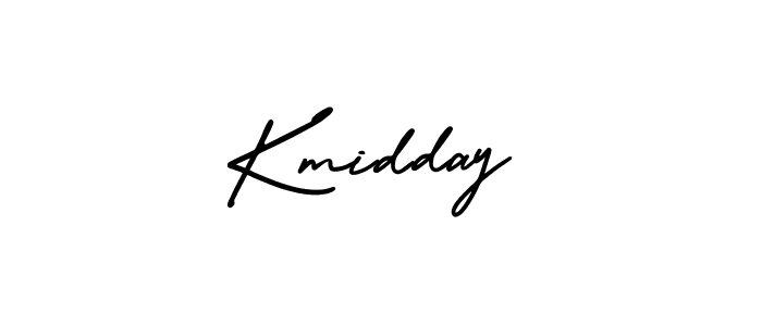 Create a beautiful signature design for name Kmidday. With this signature (AmerikaSignatureDemo-Regular) fonts, you can make a handwritten signature for free. Kmidday signature style 3 images and pictures png