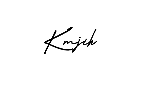 if you are searching for the best signature style for your name Kmjih. so please give up your signature search. here we have designed multiple signature styles  using AmerikaSignatureDemo-Regular. Kmjih signature style 3 images and pictures png