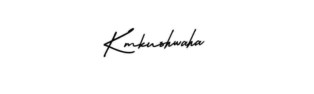 Create a beautiful signature design for name Kmkushwaha. With this signature (AmerikaSignatureDemo-Regular) fonts, you can make a handwritten signature for free. Kmkushwaha signature style 3 images and pictures png