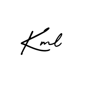 Use a signature maker to create a handwritten signature online. With this signature software, you can design (AmerikaSignatureDemo-Regular) your own signature for name Kml. Kml signature style 3 images and pictures png