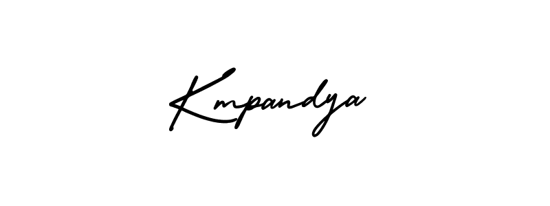 It looks lik you need a new signature style for name Kmpandya. Design unique handwritten (AmerikaSignatureDemo-Regular) signature with our free signature maker in just a few clicks. Kmpandya signature style 3 images and pictures png