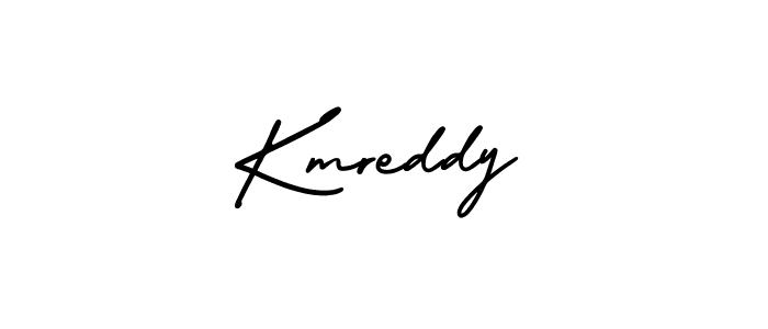 Design your own signature with our free online signature maker. With this signature software, you can create a handwritten (AmerikaSignatureDemo-Regular) signature for name Kmreddy. Kmreddy signature style 3 images and pictures png