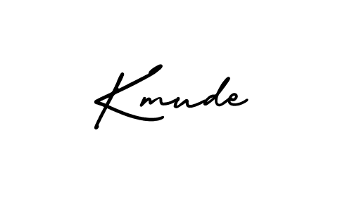 How to make Kmude signature? AmerikaSignatureDemo-Regular is a professional autograph style. Create handwritten signature for Kmude name. Kmude signature style 3 images and pictures png