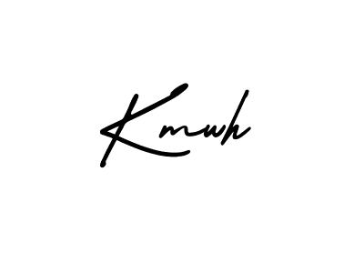 How to Draw Kmwh signature style? AmerikaSignatureDemo-Regular is a latest design signature styles for name Kmwh. Kmwh signature style 3 images and pictures png