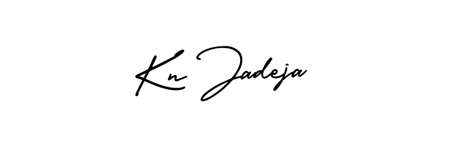 Similarly AmerikaSignatureDemo-Regular is the best handwritten signature design. Signature creator online .You can use it as an online autograph creator for name Kn Jadeja. Kn Jadeja signature style 3 images and pictures png