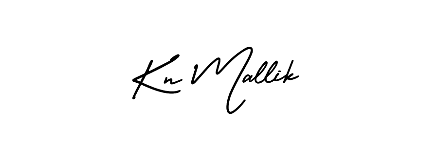 Use a signature maker to create a handwritten signature online. With this signature software, you can design (AmerikaSignatureDemo-Regular) your own signature for name Kn Mallik. Kn Mallik signature style 3 images and pictures png