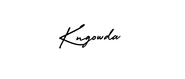 This is the best signature style for the Kngowda name. Also you like these signature font (AmerikaSignatureDemo-Regular). Mix name signature. Kngowda signature style 3 images and pictures png