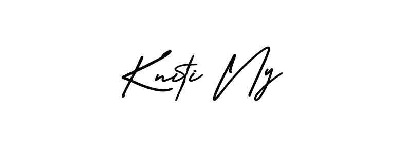 How to Draw Kniti Ny signature style? AmerikaSignatureDemo-Regular is a latest design signature styles for name Kniti Ny. Kniti Ny signature style 3 images and pictures png