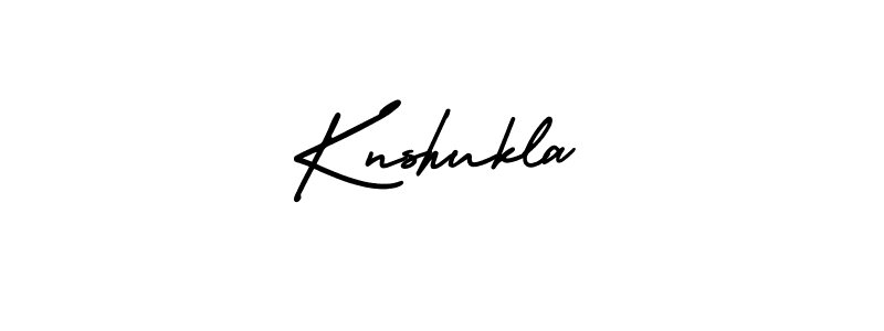 You should practise on your own different ways (AmerikaSignatureDemo-Regular) to write your name (Knshukla) in signature. don't let someone else do it for you. Knshukla signature style 3 images and pictures png