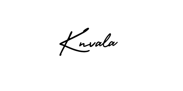 The best way (AmerikaSignatureDemo-Regular) to make a short signature is to pick only two or three words in your name. The name Knvala include a total of six letters. For converting this name. Knvala signature style 3 images and pictures png