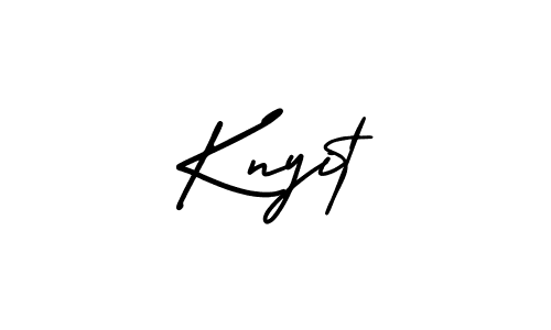 How to Draw Knyit signature style? AmerikaSignatureDemo-Regular is a latest design signature styles for name Knyit. Knyit signature style 3 images and pictures png