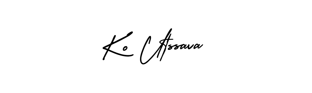 Once you've used our free online signature maker to create your best signature AmerikaSignatureDemo-Regular style, it's time to enjoy all of the benefits that Ko Utssava name signing documents. Ko Utssava signature style 3 images and pictures png