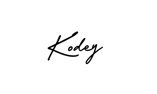 How to make Kodey signature? AmerikaSignatureDemo-Regular is a professional autograph style. Create handwritten signature for Kodey name. Kodey signature style 3 images and pictures png