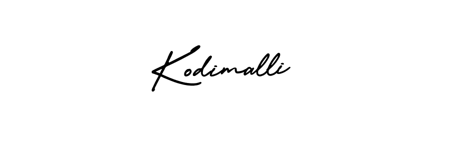 AmerikaSignatureDemo-Regular is a professional signature style that is perfect for those who want to add a touch of class to their signature. It is also a great choice for those who want to make their signature more unique. Get Kodimalli name to fancy signature for free. Kodimalli signature style 3 images and pictures png