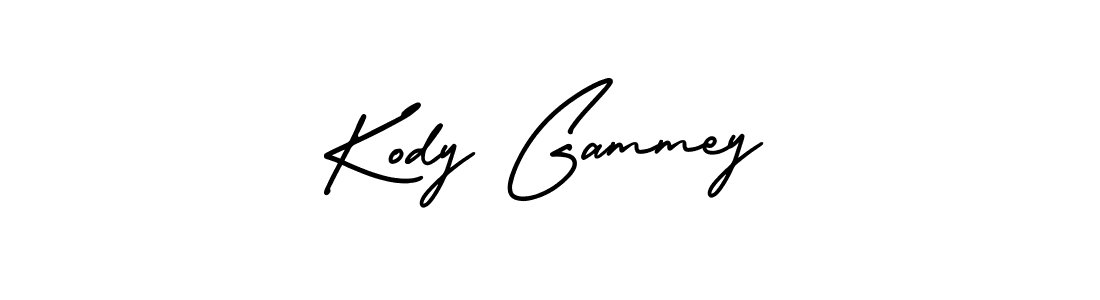 Design your own signature with our free online signature maker. With this signature software, you can create a handwritten (AmerikaSignatureDemo-Regular) signature for name Kody Gammey. Kody Gammey signature style 3 images and pictures png