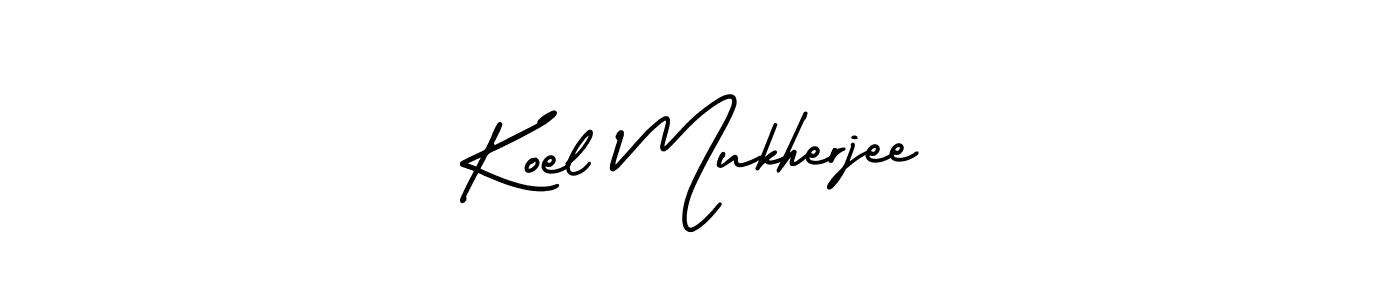 Make a beautiful signature design for name Koel Mukherjee. With this signature (AmerikaSignatureDemo-Regular) style, you can create a handwritten signature for free. Koel Mukherjee signature style 3 images and pictures png