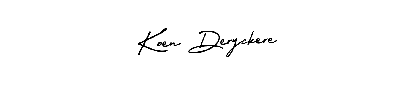 AmerikaSignatureDemo-Regular is a professional signature style that is perfect for those who want to add a touch of class to their signature. It is also a great choice for those who want to make their signature more unique. Get Koen Deryckere name to fancy signature for free. Koen Deryckere signature style 3 images and pictures png