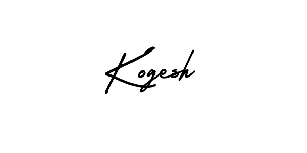 Similarly AmerikaSignatureDemo-Regular is the best handwritten signature design. Signature creator online .You can use it as an online autograph creator for name Kogesh. Kogesh signature style 3 images and pictures png