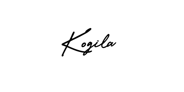 Create a beautiful signature design for name Kogila. With this signature (AmerikaSignatureDemo-Regular) fonts, you can make a handwritten signature for free. Kogila signature style 3 images and pictures png