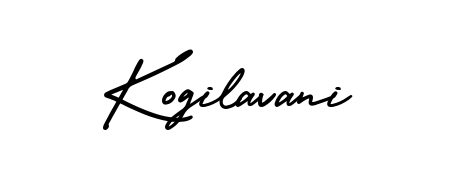 Use a signature maker to create a handwritten signature online. With this signature software, you can design (AmerikaSignatureDemo-Regular) your own signature for name Kogilavani. Kogilavani signature style 3 images and pictures png