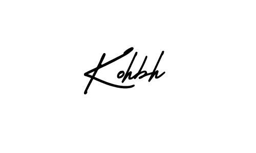 How to make Kohbh signature? AmerikaSignatureDemo-Regular is a professional autograph style. Create handwritten signature for Kohbh name. Kohbh signature style 3 images and pictures png