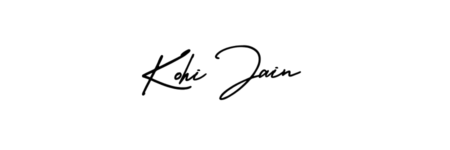 This is the best signature style for the Kohi Jain name. Also you like these signature font (AmerikaSignatureDemo-Regular). Mix name signature. Kohi Jain signature style 3 images and pictures png